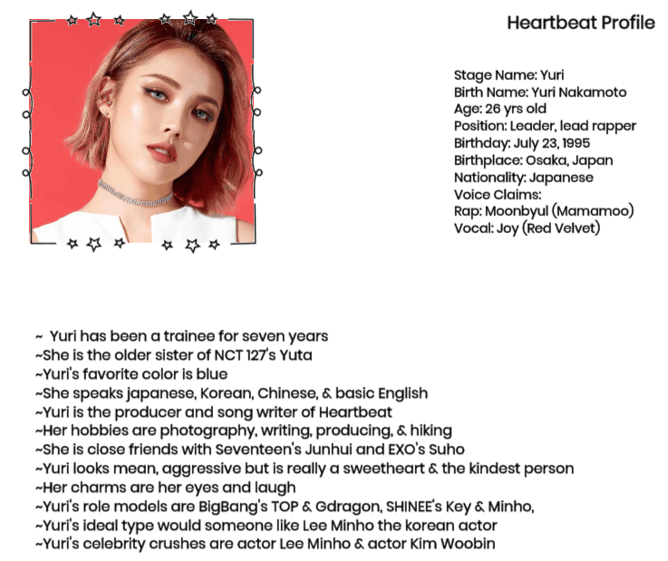 Heartbeat's Leader Yuri Profile