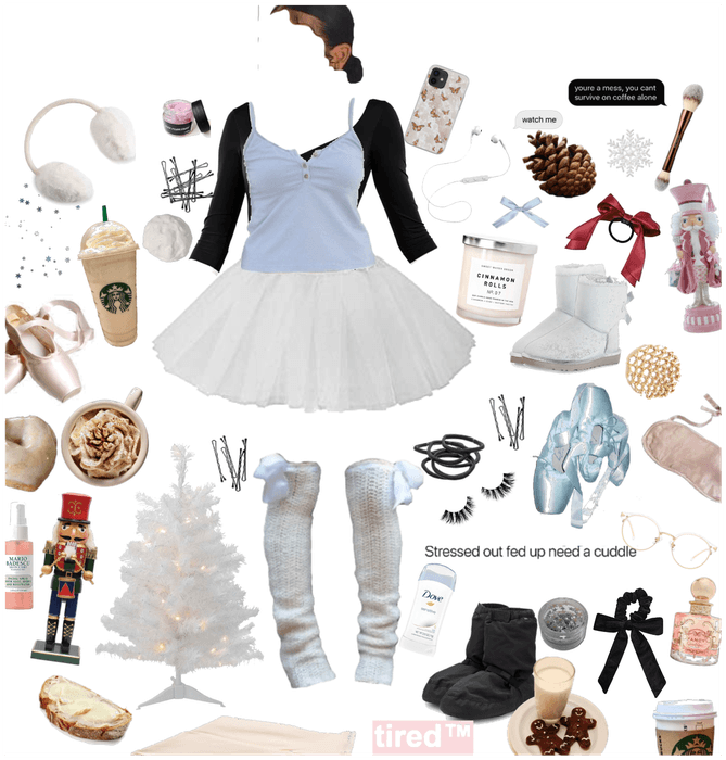 🎄stressed out ballet dancer aesthetic🎄