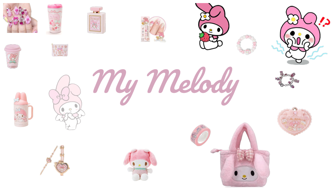 this is a my melody wallpaper