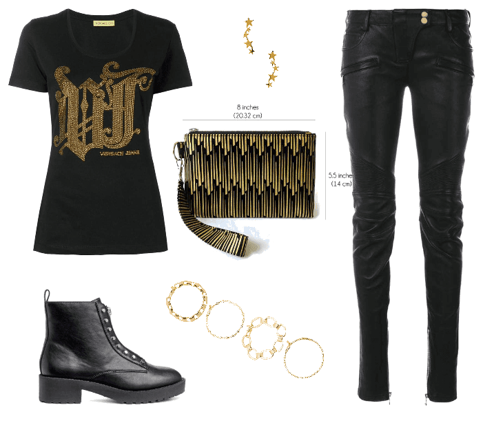 Black and Gold Casual