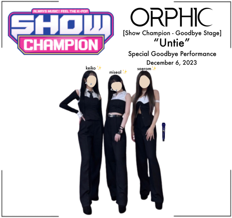 ORPHIC SOL (오르픽 솔) ‘UNTIE’ Show Champion Stage