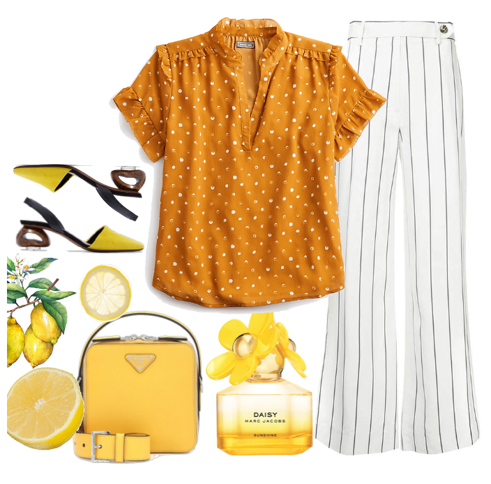 1 top 3 outfit: Lemon edition