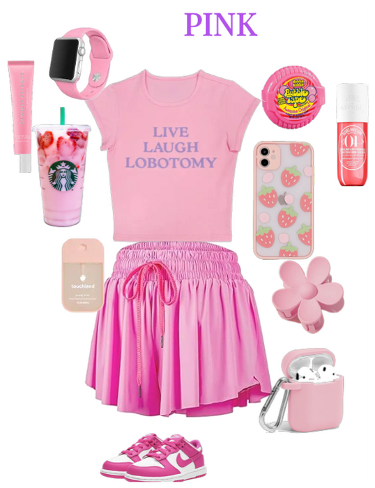 pink girly vibe
