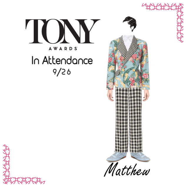 Matthew at Tony Awards 9/26
