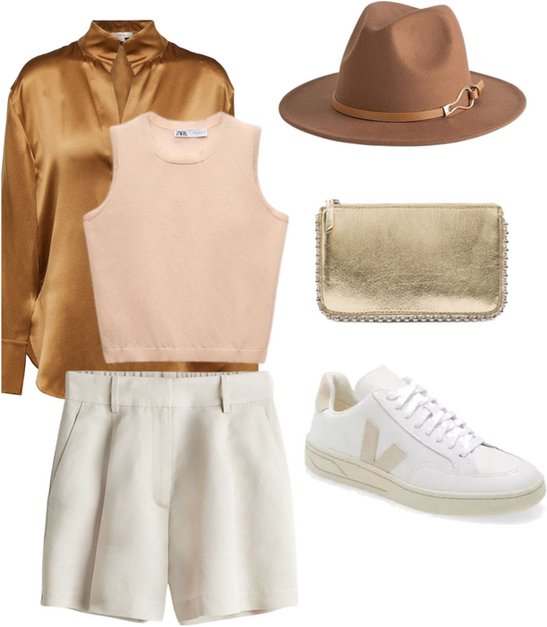 beige Gold outfit