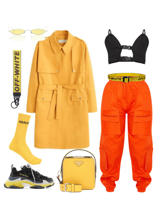 Yellow and orange