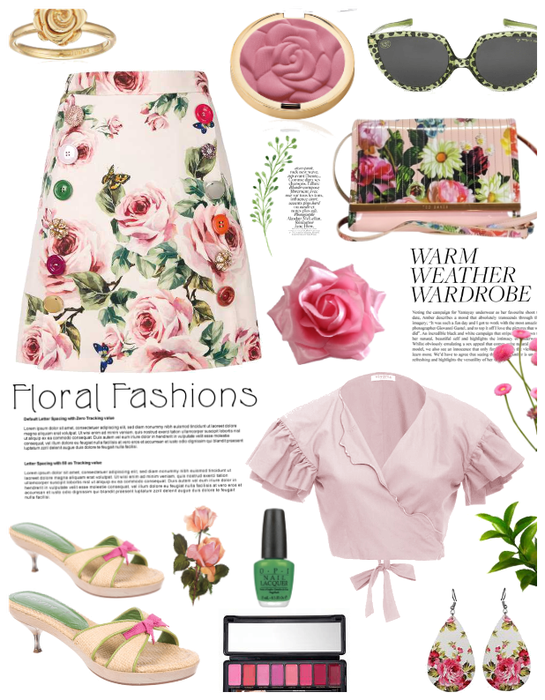 Floral fashions
