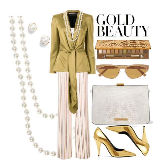 Thin Stripe-Gold Beauty