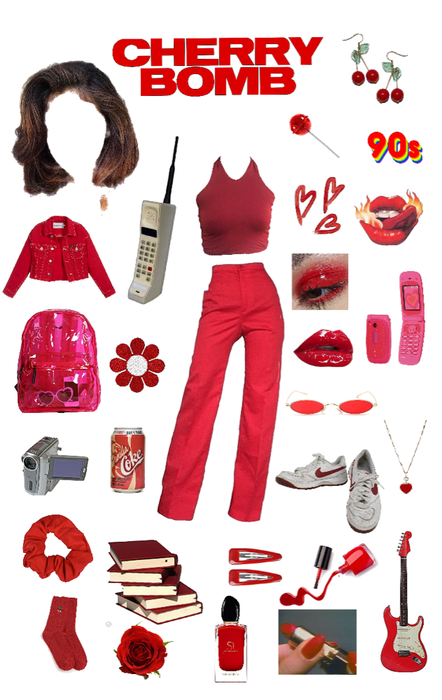 90s ❤️ Dazzling Red