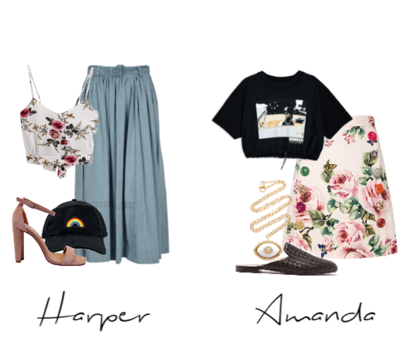 Harper and Amanda: Floral mix