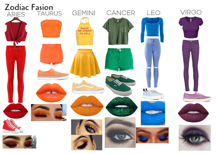 Zodiac fashion pt. 1