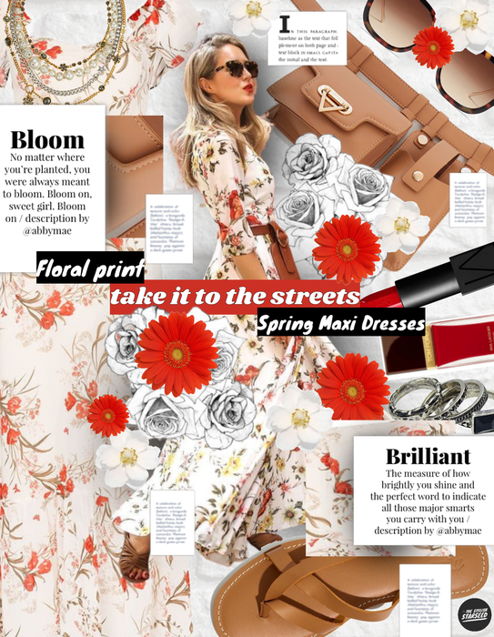 Spring Street Style: Essential Floral Maxi Dress