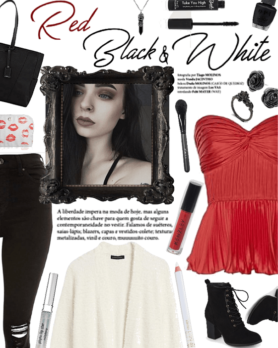 Red, Black, and White