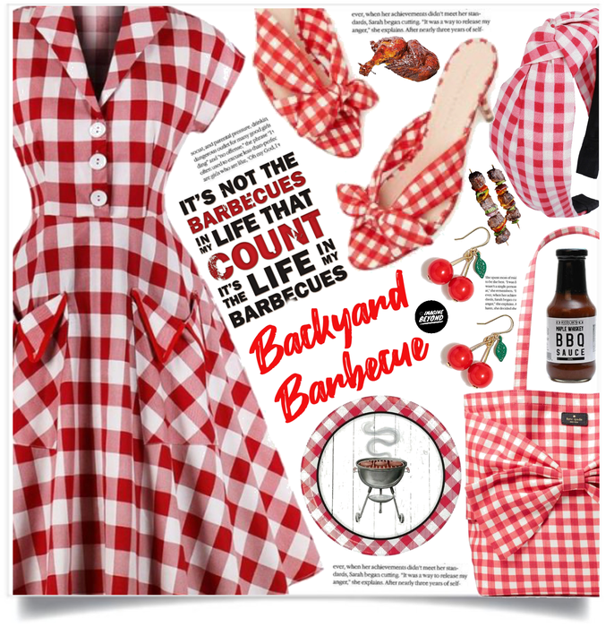 how to wear gingham to a backyard bbq