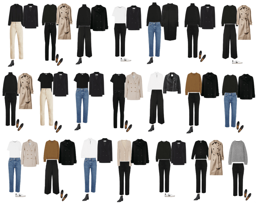 One month of office outfits
