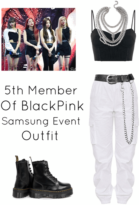 5th Member of BlackPink Samsung Event Outfit
