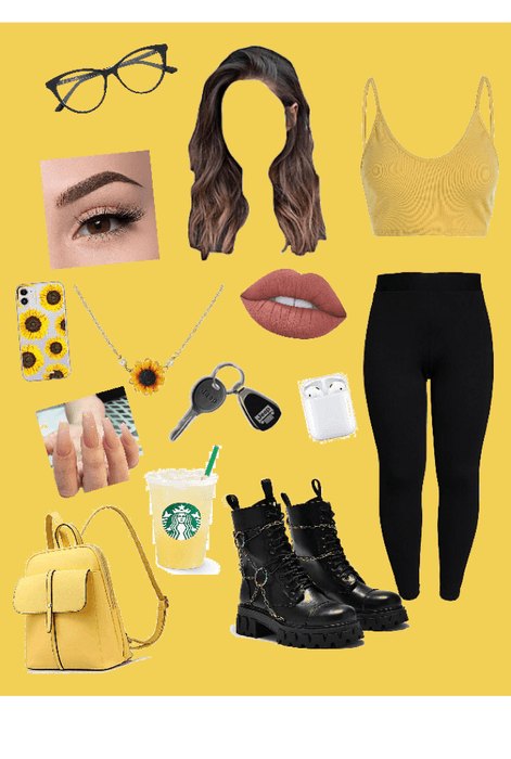 Yellow Grunge Girl