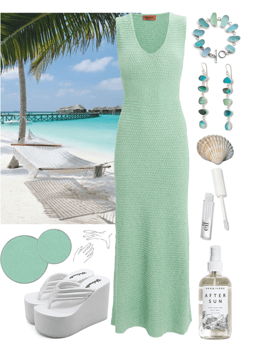 Seafoam Green Maxi-Dress Chic