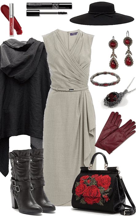 About burgundy and grey