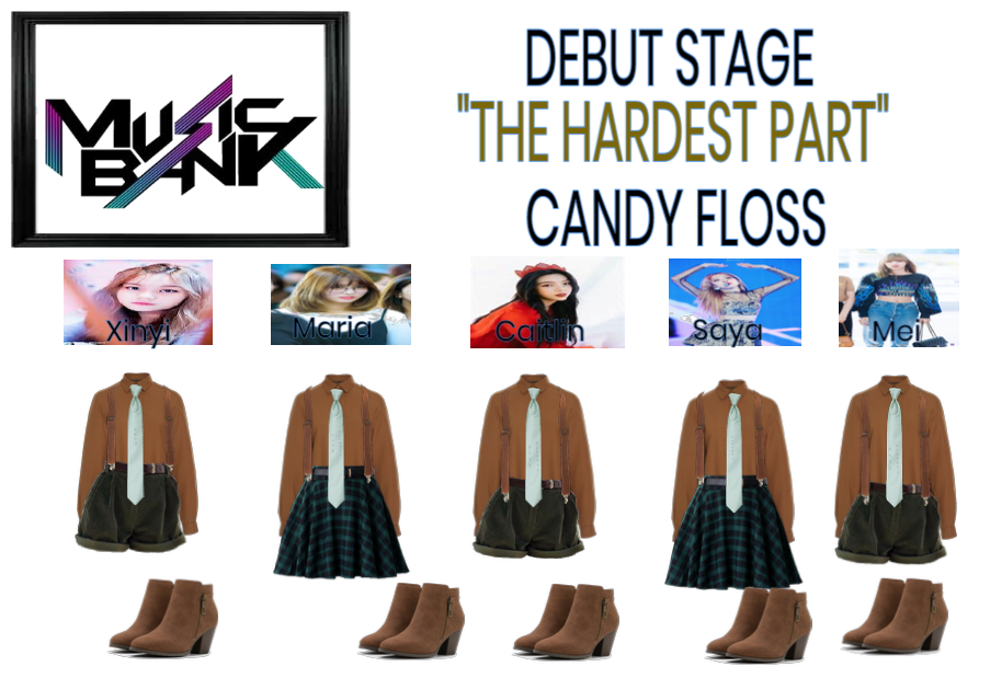 CANDY FLOSS "The Hardest Part" Debut Stage