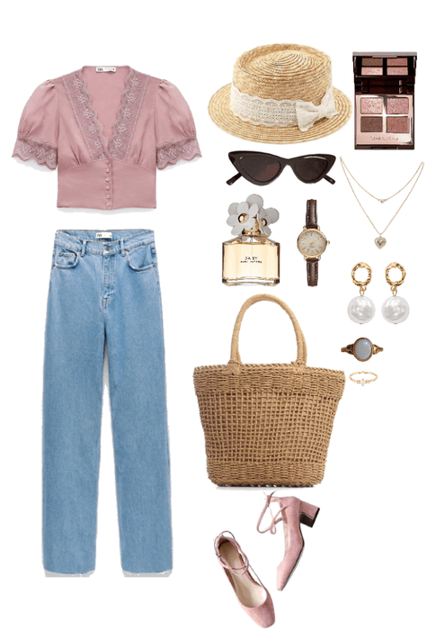 Spring Summer Pink Outfit