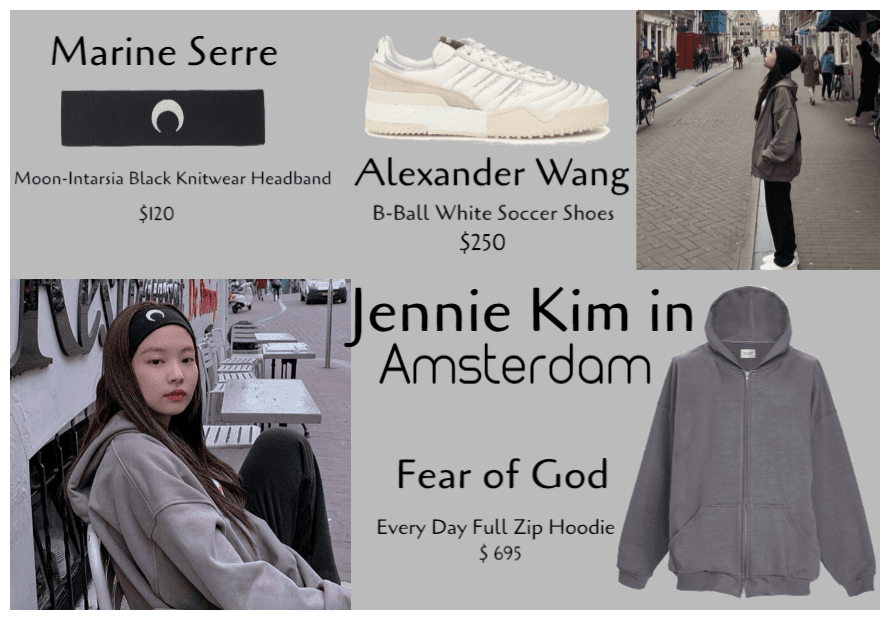 Jennie Kim in Amsterdam