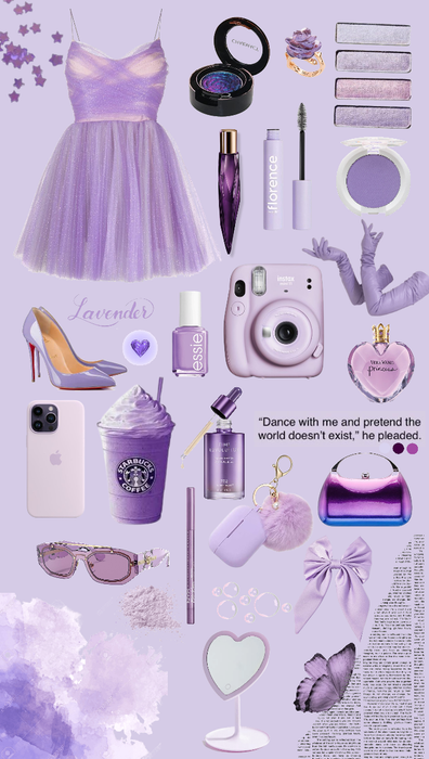 purple outfit, cute & aesthetic