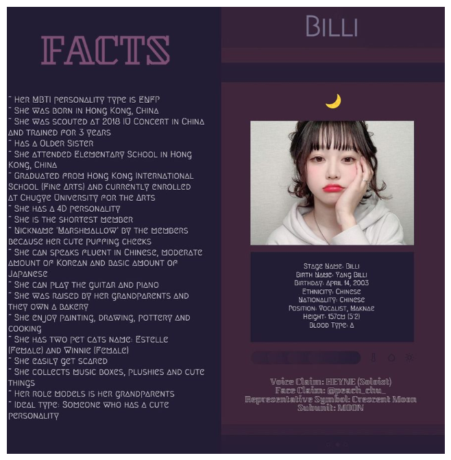 [KOOL] Billi Profile