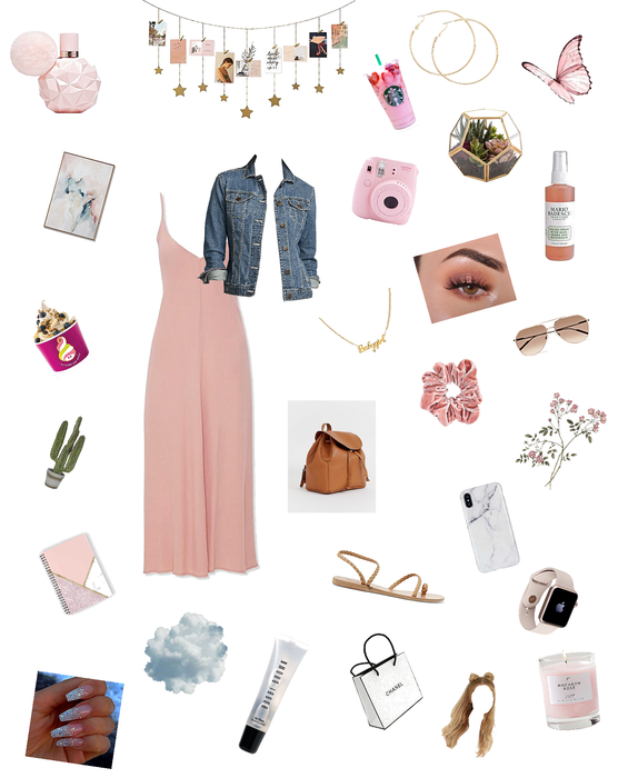 Simple, Minimal Dress Blush Pink