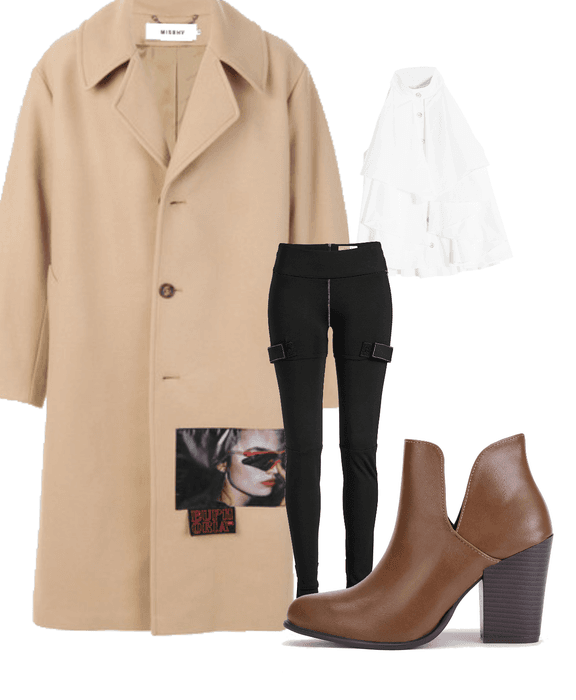 3D Nude Trench Style