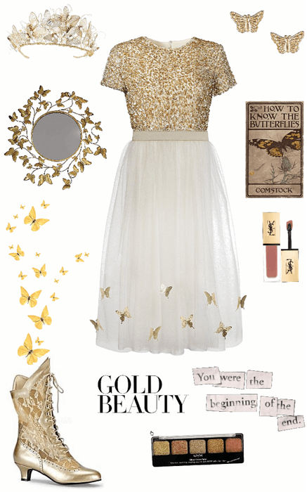 Gold Butterfly Princess