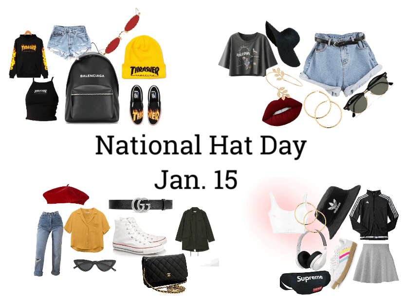 National Hat Day Inspired Outfits.