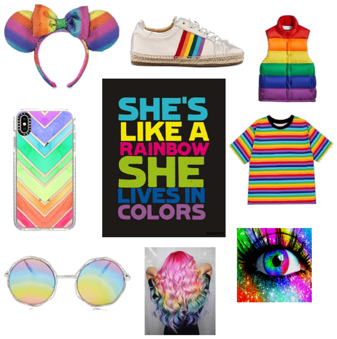 rainbow outfit