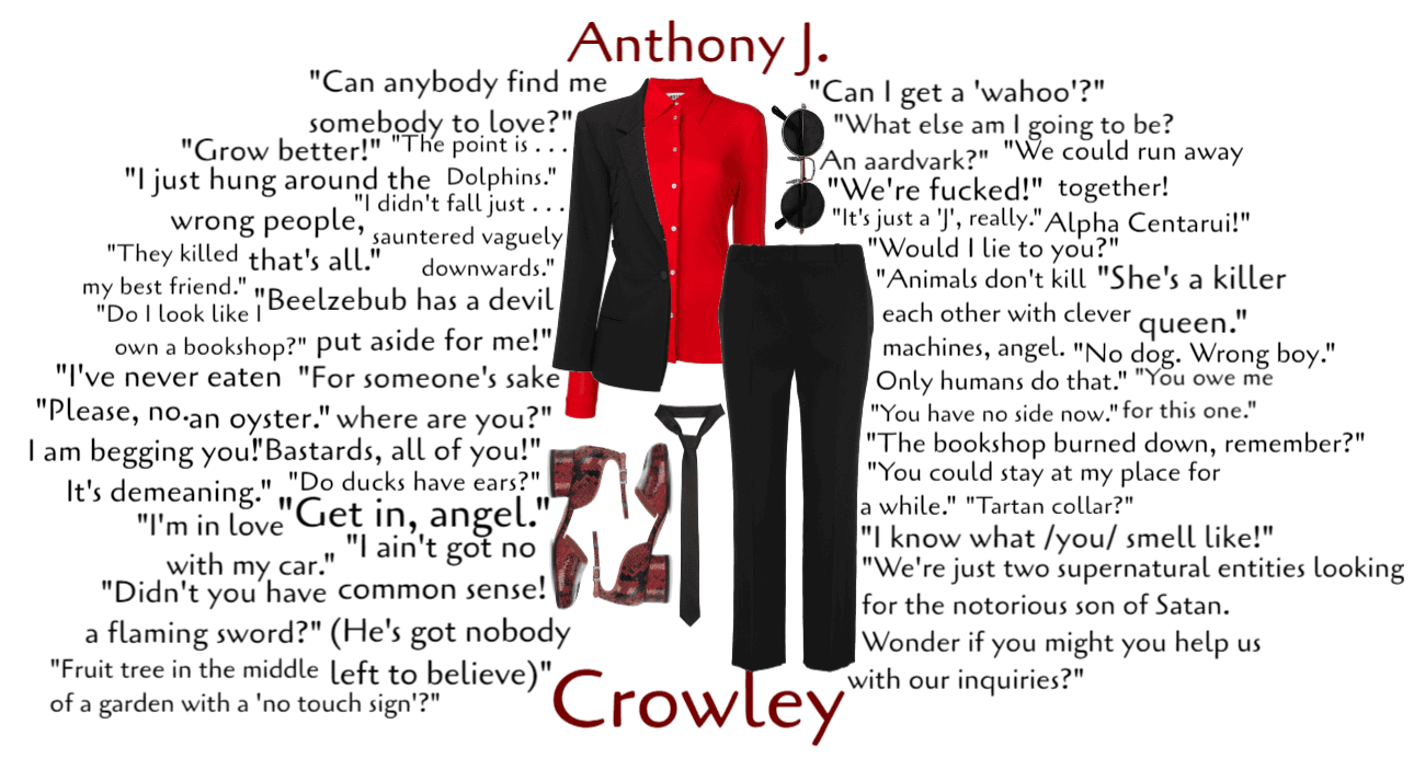 Anthony J. Crowley Closet Cosplay