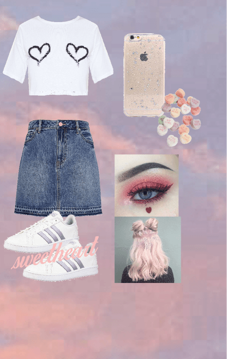 softgirl look (collab with Aleena)