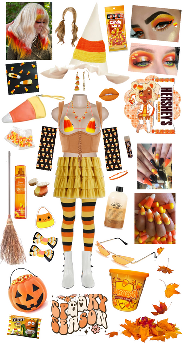 Sexy Candy corn Witch