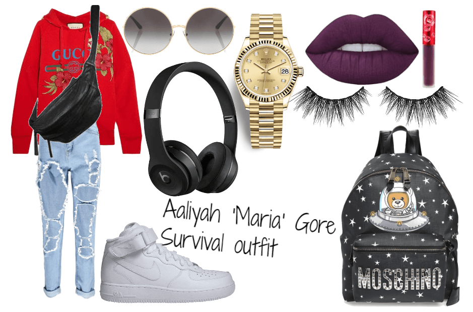 Aaliyah 'Maria' Gore survival outfit