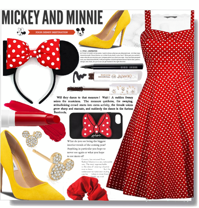 Minnie Mouse inspired.