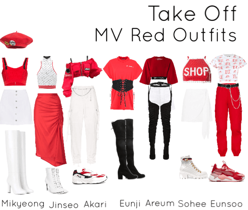 Take Off Red Outfits