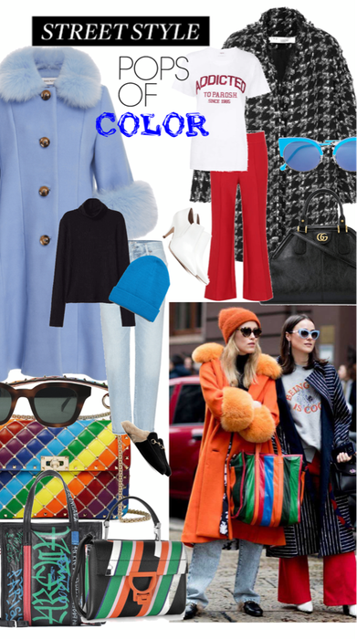 Street style - Pops of Color