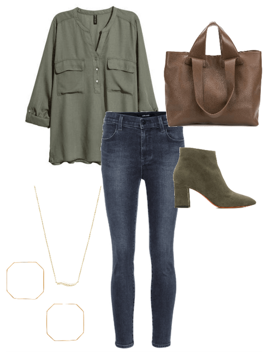 Casual Olive Outfit