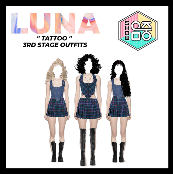 LUNA | "TATTOO" 3RD STAGE OUTFITS(w/BACKDANCERS)