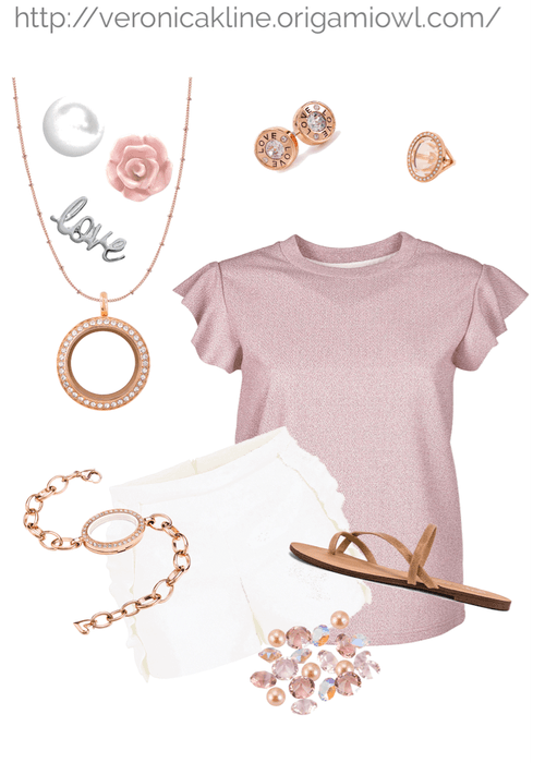 Millennial Pink Shorts Outfit