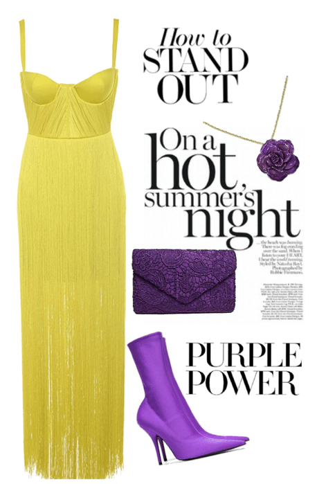 purple summer outfits