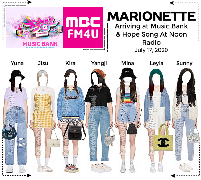 MARIONETTE (마리오네트) Arriving at Music Bank & Hope Song At Noon Radio
