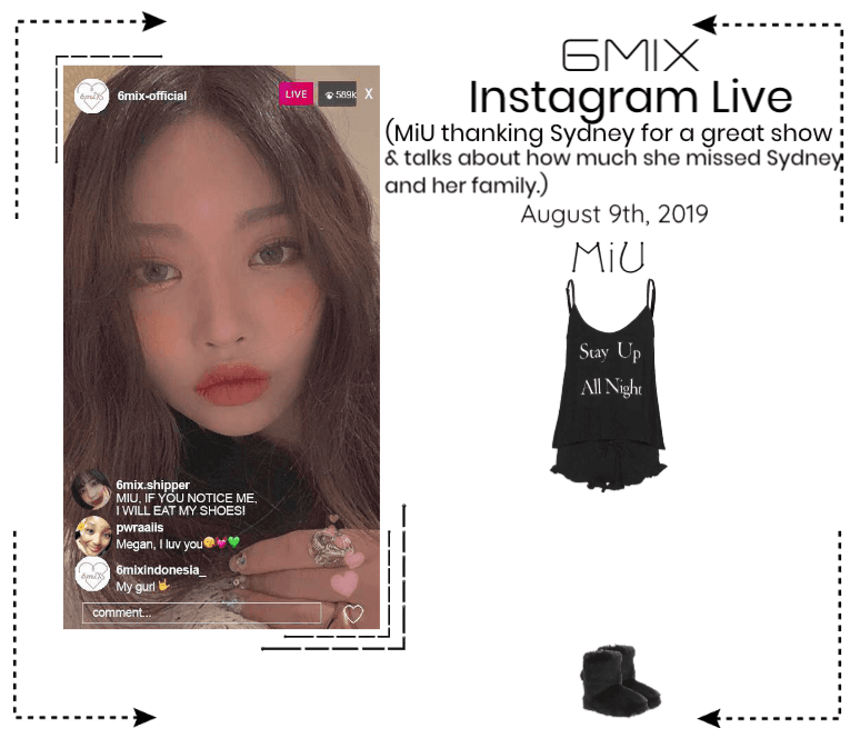 《6mix》Instagram Live - MiU