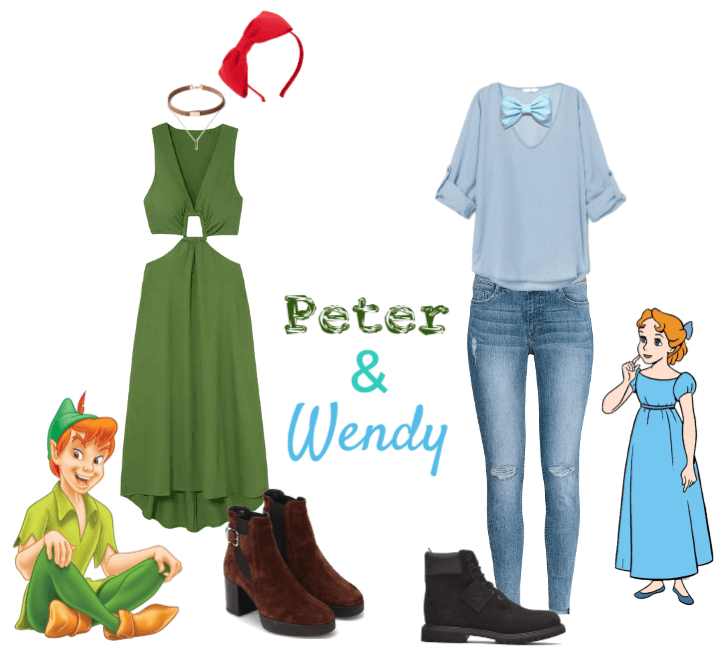 Genderbent: Peter Pan and Wendy Darling
