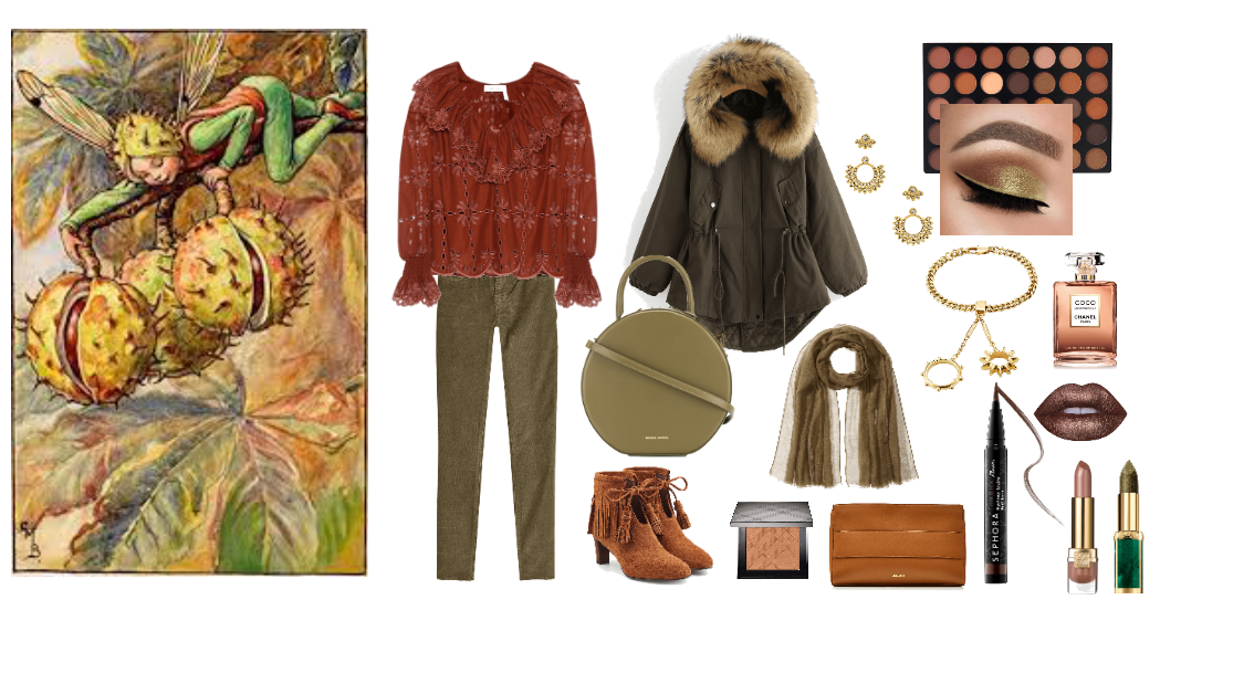 How to wear: The Horse Chestnut Fairy