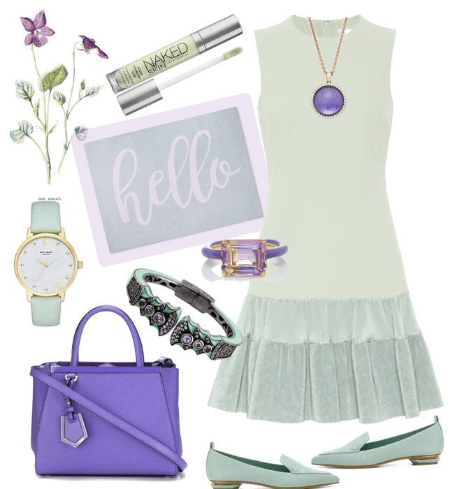 Violet and Mint