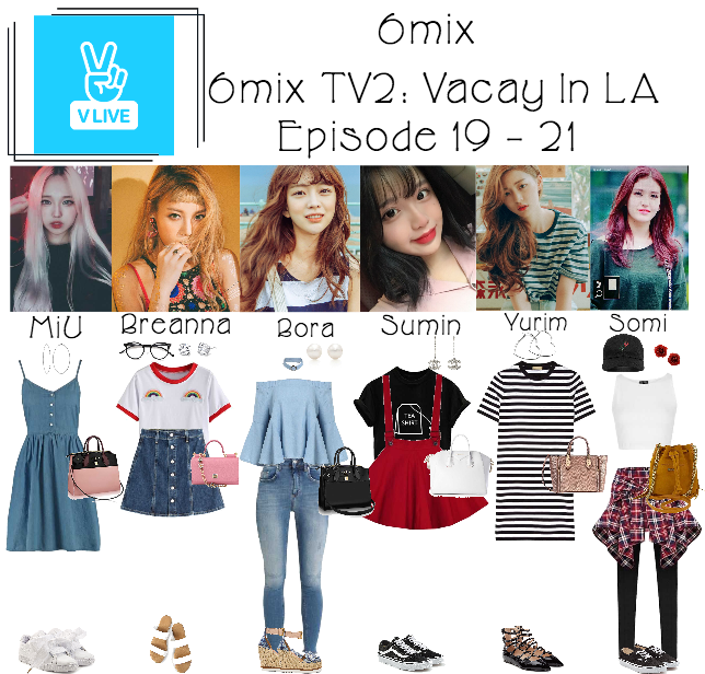 《6mix》6mix TV2: Vacay In LA on V Live App
